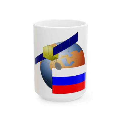 Russia-Satellite (Russia) White Coffee Mug 15oz - Go Mug Yourself