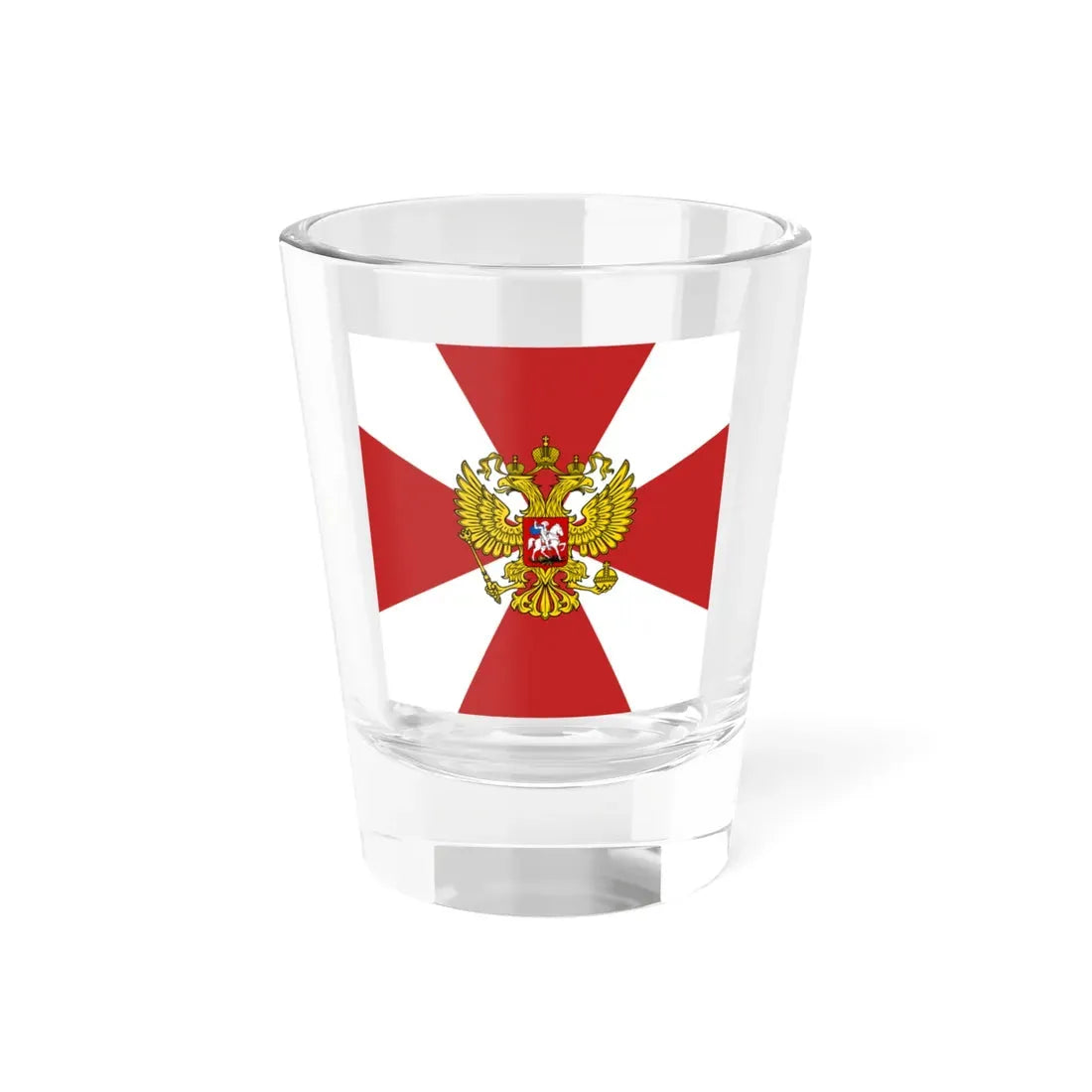 Знамя воиск национальнои гвардии Россиискои Федерации (Russia) Shot Glass 1.5oz 1.5oz - Go Mug Yourself
