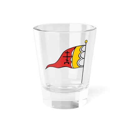 Стяг Дмитрия Донского раскрашенныи (Russia) Shot Glass 1.5oz 1.5oz - Go Mug Yourself