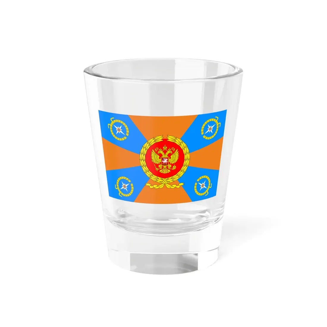 Спасательные воинские формирования МЧС России (Russia) Shot Glass 1.5oz 1.5oz - Go Mug Yourself