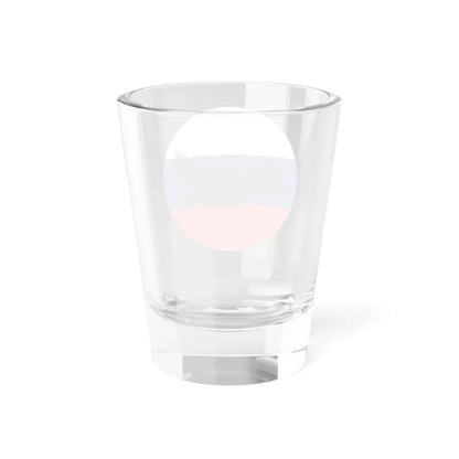 Карта России на круглом флаге (Russia) Shot Glass 1.5oz - Go Mug Yourself