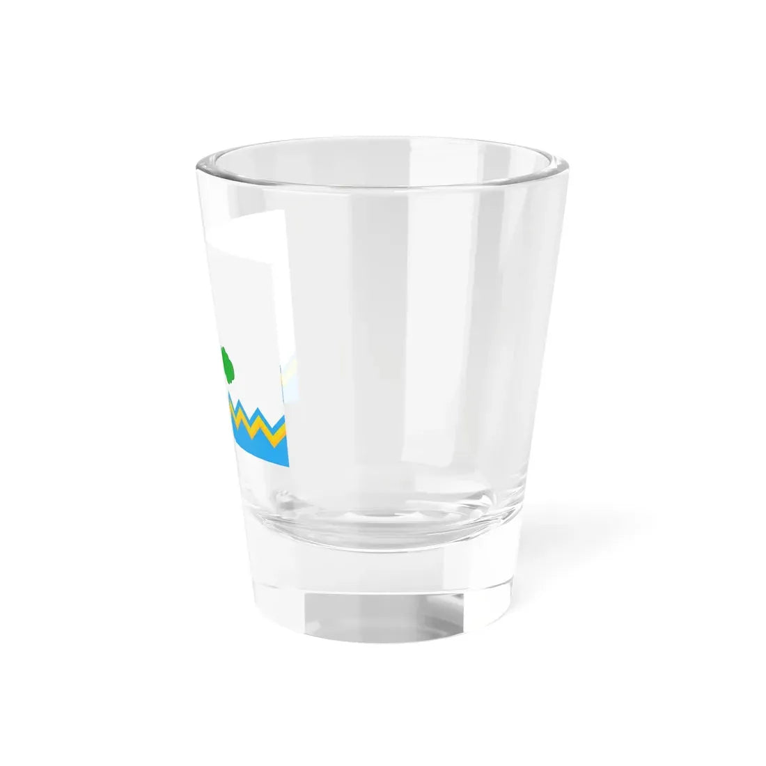 Флаг Чебоксарского раиона (Russia) Shot Glass 1.5oz - Go Mug Yourself