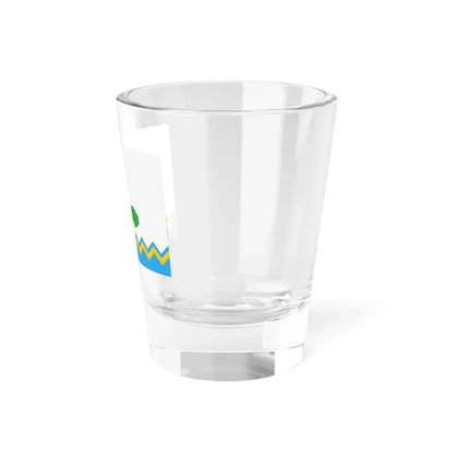 Флаг Чебоксарского раиона (Russia) Shot Glass 1.5oz - Go Mug Yourself