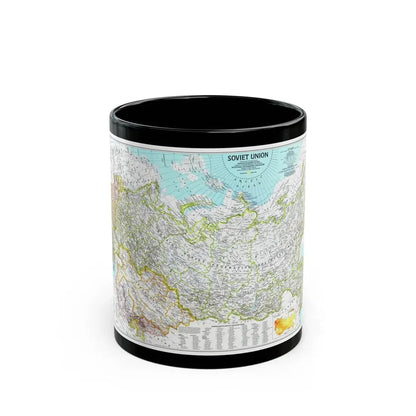 Russia - Soviet Union 1 (1990) (Map) Black Coffee Mug 11oz - Go Mug Yourself