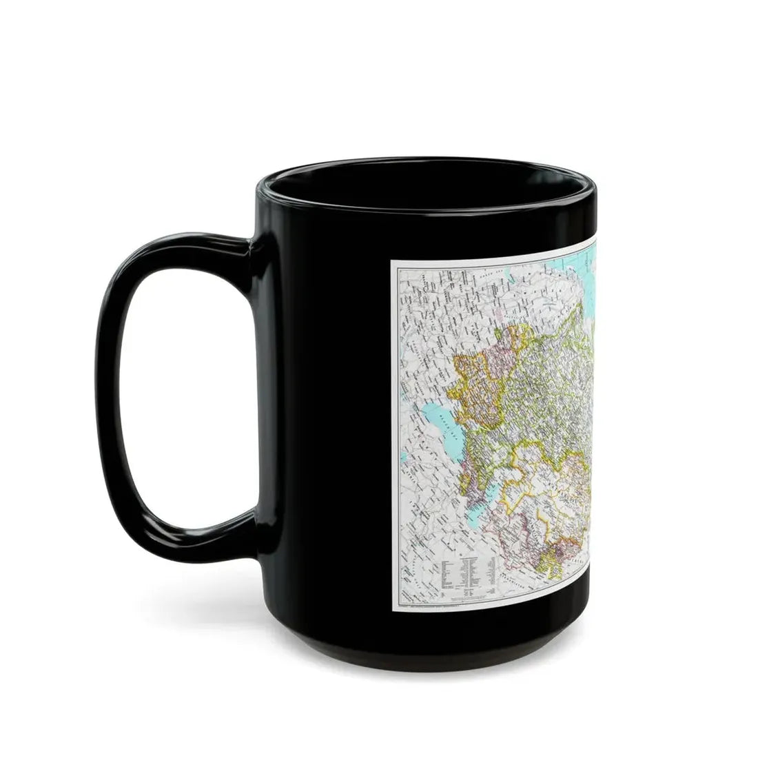 Russia - Soviet Union 1 (1990) (Map) Black Coffee Mug - Go Mug Yourself