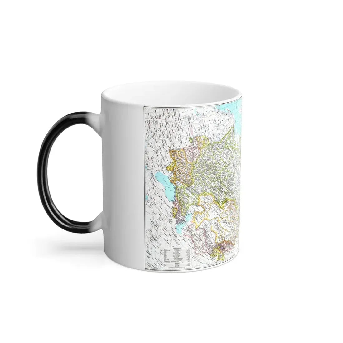 Russia - Soviet Union 1 (1990) (Map) Color Changing Mug 11oz - Go Mug Yourself