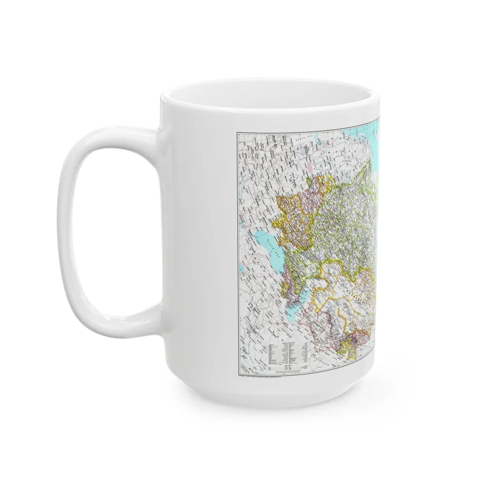 Russia - Soviet Union 1 (1990) (Map) White Coffee Mug-Go Mug Yourself