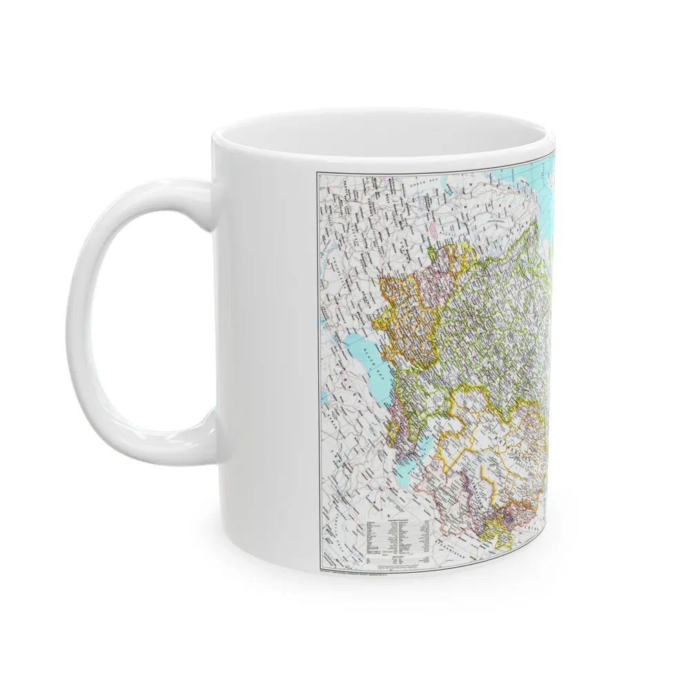 Russia - Soviet Union 1 (1990) (Map) White Coffee Mug-Go Mug Yourself