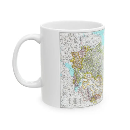 Russia - Soviet Union 1 (1990) (Map) White Coffee Mug - Go Mug Yourself
