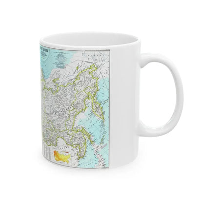 Russia - Soviet Union 1 (1990) (Map) White Coffee Mug - Go Mug Yourself