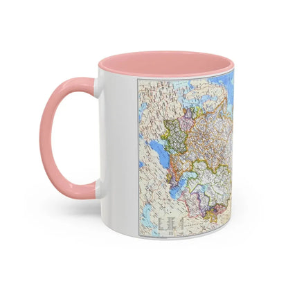 Russia - Soviet Union (1976) (Map) Accent Coffee Mug - Go Mug Yourself