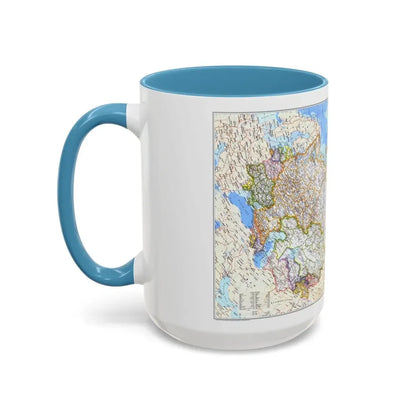 Russia - Soviet Union (1976) (Map) Accent Coffee Mug - Go Mug Yourself
