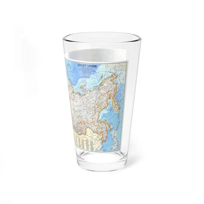Russia - Soviet Union (1976) (Map) Pint Glass 16oz - Go Mug Yourself