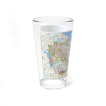 Russia - Soviet Union (1976) (Map) Pint Glass 16oz - Go Mug Yourself