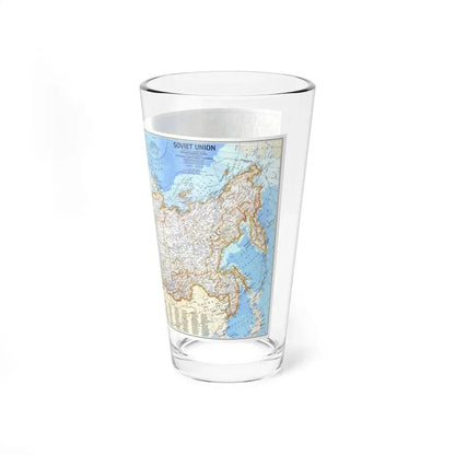 Russia - Soviet Union (1976) (Map) Pint Glass 16oz - Go Mug Yourself