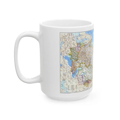 Russia - Soviet Union (1976) (Map) White Coffee Mug-Go Mug Yourself