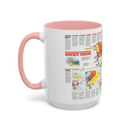 Russia - Soviet Union 2 (1990) (Map) Accent Coffee Mug - Go Mug Yourself