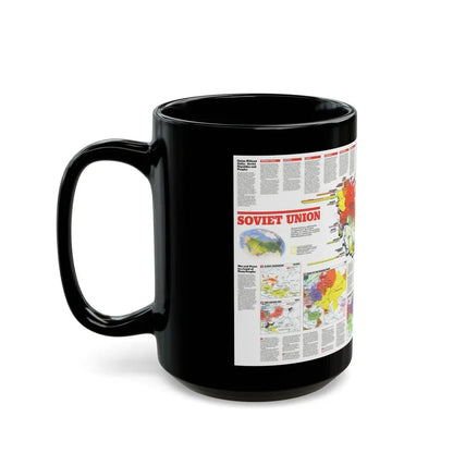Russia - Soviet Union 2 (1990) (Map) Black Coffee Mug - Go Mug Yourself