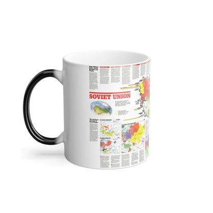 Russia - Soviet Union 2 (1990) (Map) Color Changing Mug 11oz-Go Mug Yourself