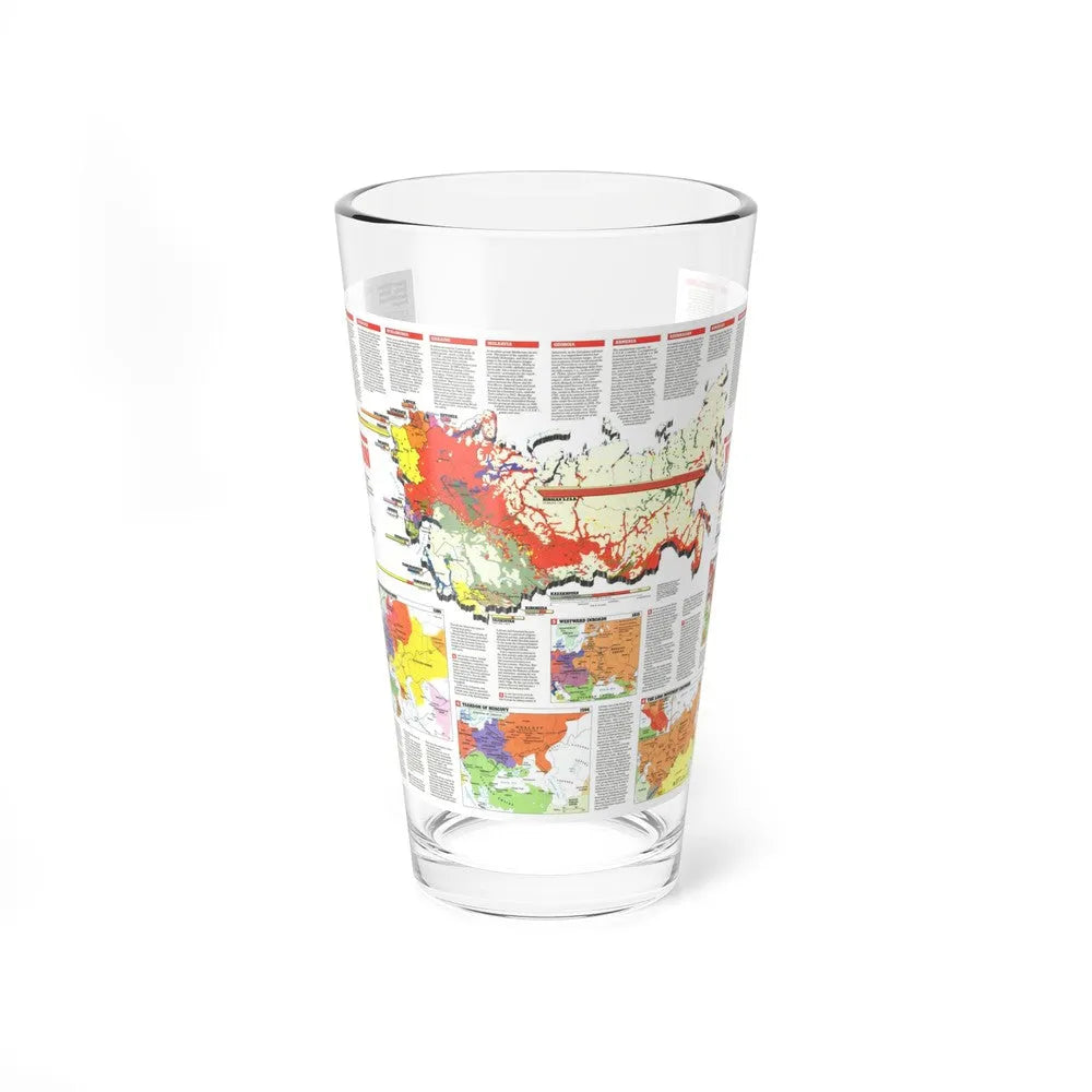 Russia - Soviet Union 2 (1990) (Map) Pint Glass 16oz-16oz-Go Mug Yourself