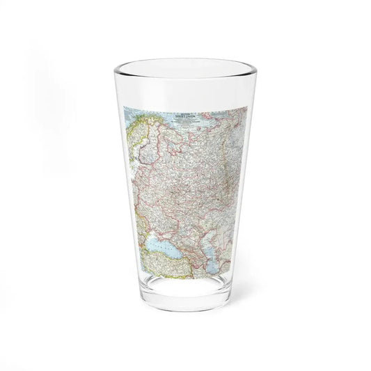 Russia - Western Soviet Union (1959) (Map) Pint Glass 16oz 16oz - Go Mug Yourself