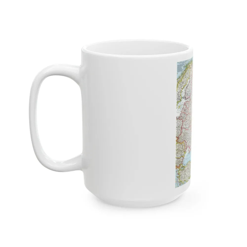 Russia - Western Soviet Union (1959) (Map) White Coffee Mug-Go Mug Yourself