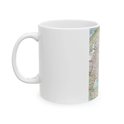 Russia - Western Soviet Union (1959) (Map) White Coffee Mug-Go Mug Yourself