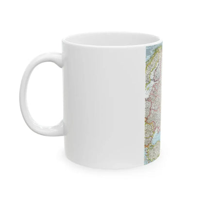Russia - Western Soviet Union (1959) (Map) White Coffee Mug - Go Mug Yourself