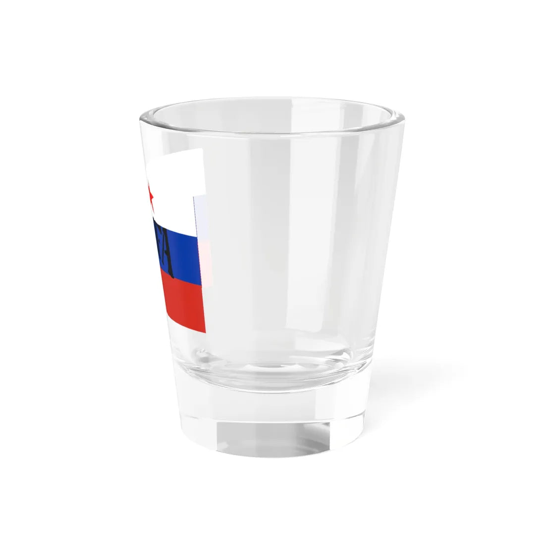 Russian Antifa Flag (Russia) Shot Glass 1.5oz - Go Mug Yourself