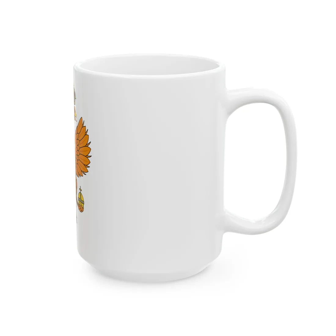 Russian Banner Of The Tsar 1613-1693 (Russia) White Coffee Mug - Go Mug Yourself