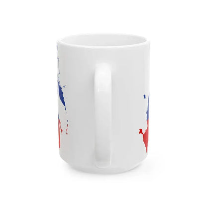 Russian flag map 2014-2022 (Russia) White Coffee Mug - Go Mug Yourself