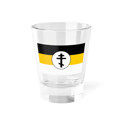 Russian Nationalist Orthodox Flag (Russia) Shot Glass 1.5oz 1.5oz - Go Mug Yourself