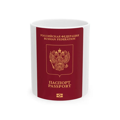 Russian Passport (External) - White Coffee Mug 11oz - Go Mug Yourself