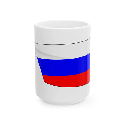 Russian Rowing Blade (Russia) White Coffee Mug 15oz - Go Mug Yourself