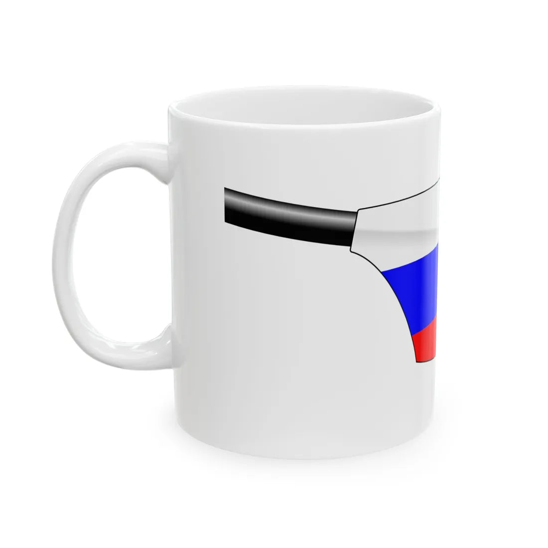 Russian Rowing Blade (Russia) White Coffee Mug - Go Mug Yourself
