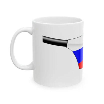Russian Rowing Blade (Russia) White Coffee Mug - Go Mug Yourself
