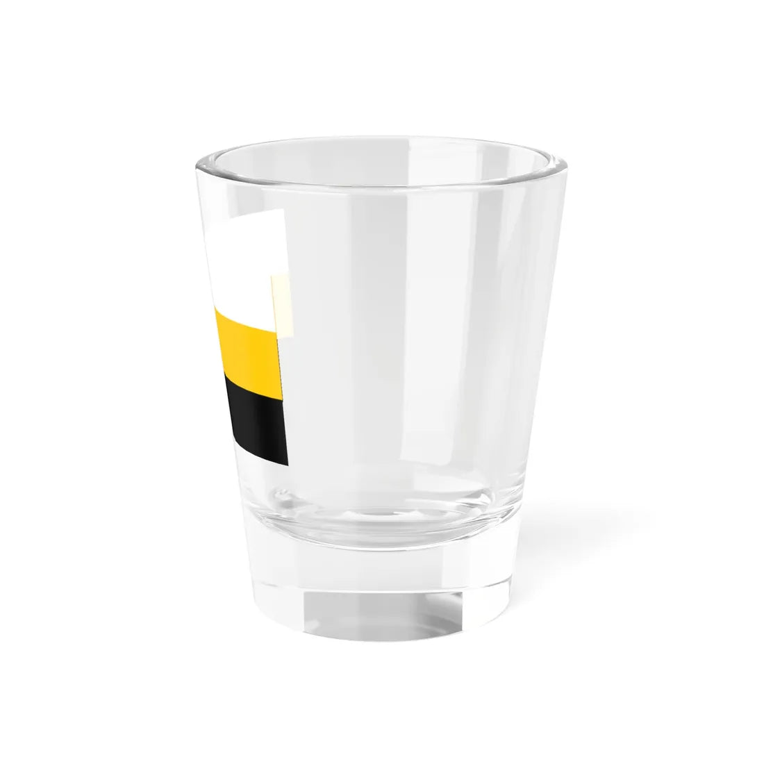 Russian white-yellow-black flag (Estonia) Shot Glass 1.5oz - Go Mug Yourself