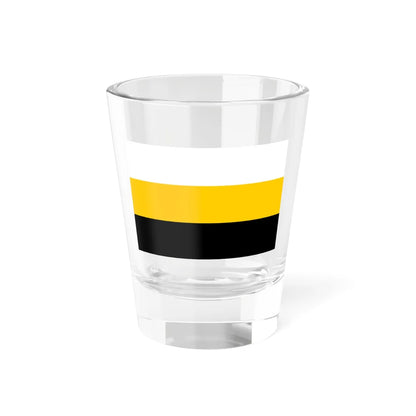 Russian white-yellow-black flag (Russia) Shot Glass 1.5oz 1.5oz - Go Mug Yourself