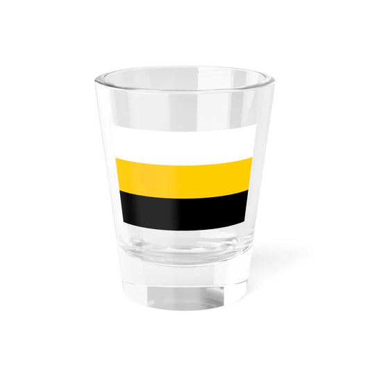 Russian white-yellow-black flag (Russia) Shot Glass 1.5oz 1.5oz - Go Mug Yourself