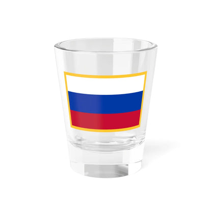 RussianFlagwithGoldenBorder (Russia) Shot Glass 1.5oz 1.5oz - Go Mug Yourself