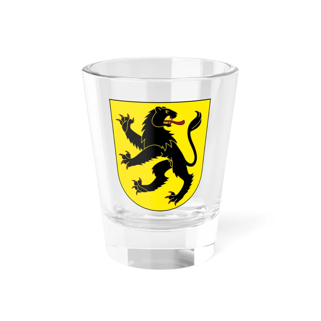Russikon-blazon (Switzerland) (Coat of Arms) Shot Glass 1.5oz 1.5oz - Go Mug Yourself