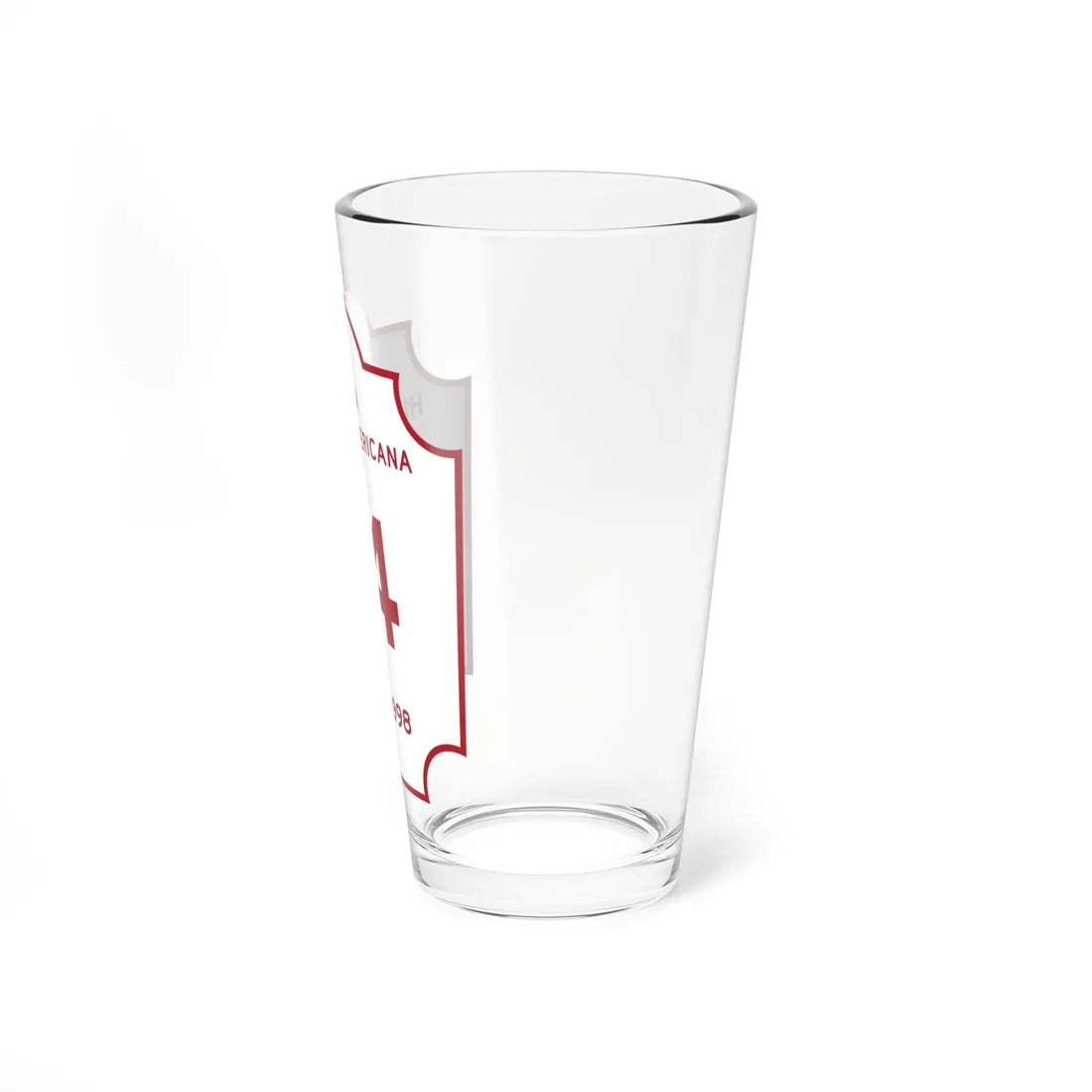 Ruta Hispanoamericana (Puerto Rico) (Road Sign) Pint Glass 16oz - Go Mug Yourself