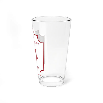 Ruta Hispanoamericana (Puerto Rico) (Road Sign) Pint Glass 16oz - Go Mug Yourself
