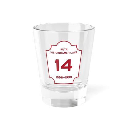 Ruta Hispanoamericana (Puerto Rico) (Road Sign) Shot Glass 1.5oz 1.5oz - Go Mug Yourself
