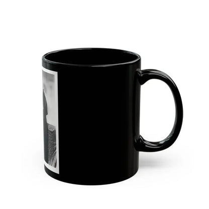 Ruth Roman #103 - 8x10 B&W Full Body Glamour Dress & Lingerie from circa (Vintage Female Icon) Black Coffee Mug - Go Mug Yourself