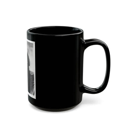 Ruth Roman #103 - 8x10 B&W Full Body Glamour Dress & Lingerie from circa (Vintage Female Icon) Black Coffee Mug - Go Mug Yourself