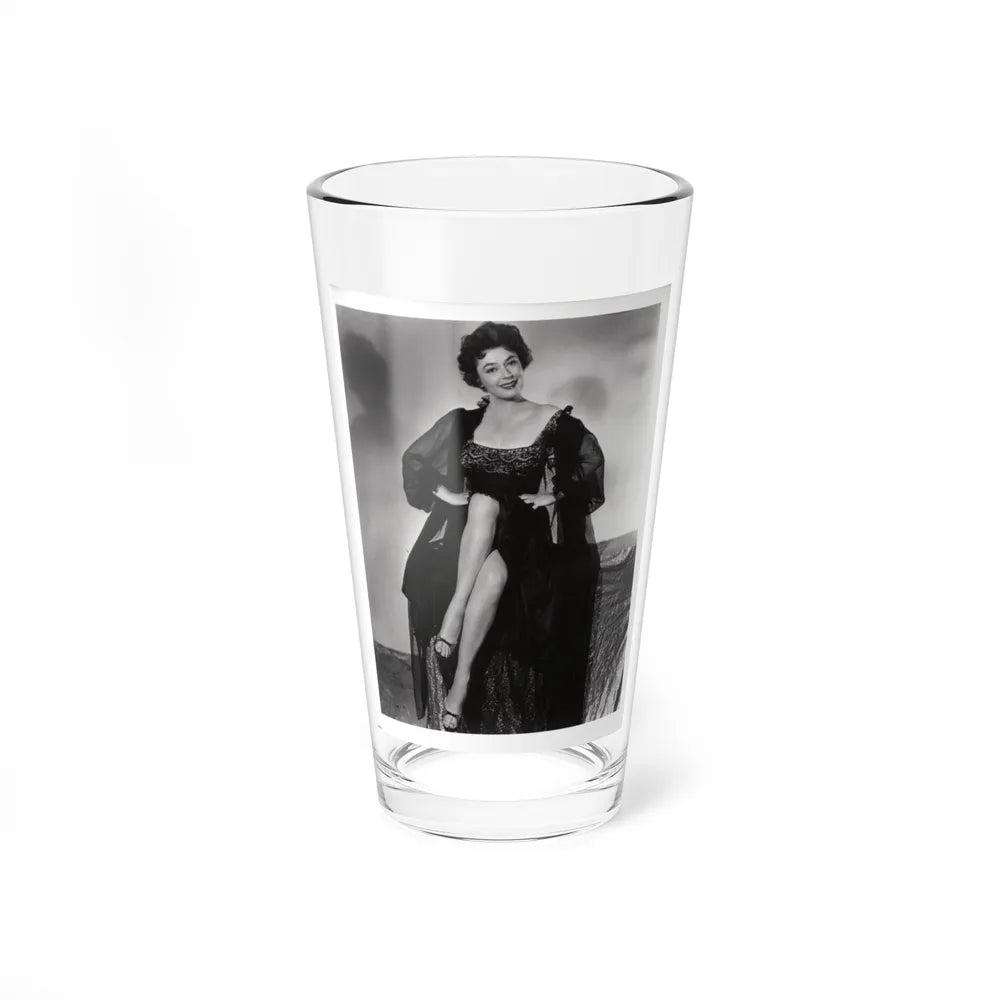 Ruth Roman #103 - 8x10 B&W Full Body Glamour Dress & Lingerie from circa (Vintage Female Icon) Pint Glass 16oz-16oz-Go Mug Yourself