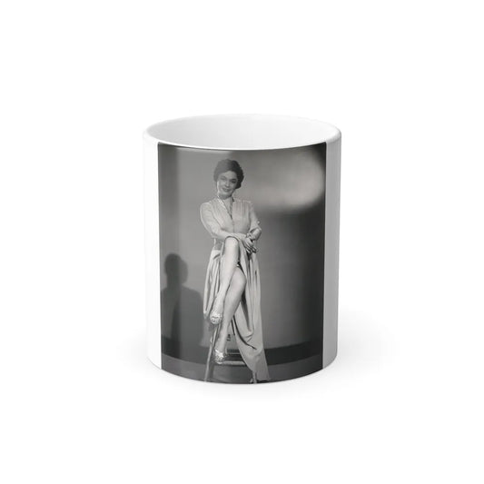 Ruth Roman #104 - 8x10 B&W Full Body Glamour Dress Photo from circa (Vintage Female Icons) Color Changing Mug 11oz-11oz-Go Mug Yourself