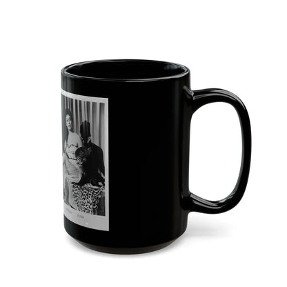 Ruth Roman #47 (Vintage Female Icon) Black Coffee Mug-Go Mug Yourself