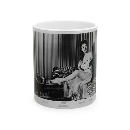 Ruth Roman #47 (Vintage Female Icon) White Coffee Mug-11oz-Go Mug Yourself